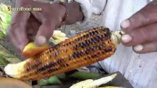 South Indian Street Food  LEMON CORN  Healthy food  NATURAL FOOD  Konaseema Mokka Jonna potthulu