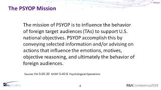 Quick Look: Cyber-Influence: Cyberwar and Psychological Operations