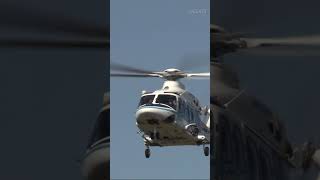 海上保安庁ヘリコプター Leonardo AW139 JA980A ＠竜ヶ崎飛行場タッチアンドゴー