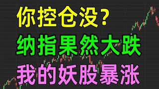 美股收评0207，纳指果然大跌，你控仓没？我的妖股暴涨！