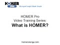 HOMER Renewable Energy Software Training - Welcome