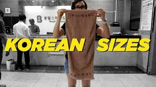 Sizes Are Strange in Korea