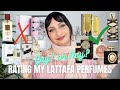 RATING ALL MY LATTAFA PERFUMES | RATING MIDDLE EASTERN PERFUMES | #simsquad