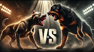 Pitbull vs. Rottweiler: The Ultimate Showdown!