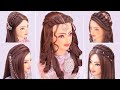 5 wedding Hairstyles kashee's l New Eid hairstyles l easy open hairstyle for wedding l curly hair