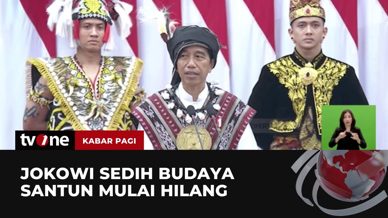 Pidato Di Sidang Tahunan, Jokowi Sebut Budaya Santun Bangsa Mulai ...