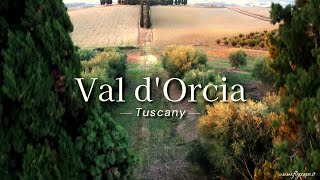 Val d'Orcia | Tuscany | Casa del Gladiatore | House of the gladiator | Drone | 4k | Cinematic