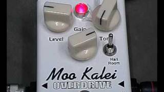 อ.โอ๋ ลองเสียงเอฟเฟคกีตาร์ SHARK MOO KALEI OVERDRIVE PEDAL DEMO BY CHATREEO