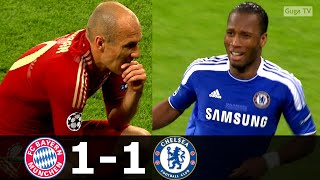 Chelsea vs Bayern Munich 1-1 (pen. 4-3) - When Drogba Won First Ever UCL Title for Chelsea 2012