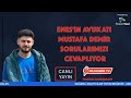 enes İn avukati mustafa demİr sorularimizi cevapliyor canlıyayın enes enesgüran canlı narin