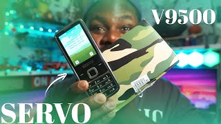 SERVO V9500 4 SIM Card Mobile Phone Unboxing Review !📱