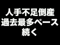 【激ヤバ】国内景気悪化×人手不足倒産過去最多ペース！対処法5選を徹底解説