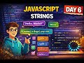 JavaScript Strings Explained – Template Strings, String Methods & Use Cases