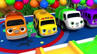 Wheels on the Bus - Baby songs - Nursery Rhymes & Kids Songs @BeepGreenBus