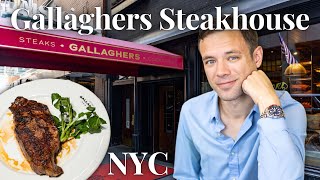 Eating at Gallaghers Steakhouse. BEST STEAKHOUSE in NYC?