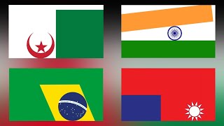 Flags With Gravitation || Falling Flags || Part 2 || Fun With Flags