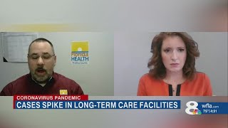Coronavirus cases in Pinellas long-term care facilities reach highest peak of pandemic