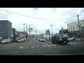 japan drive hokkaido 4k 30p 2 step right turn （sapporo sindo）