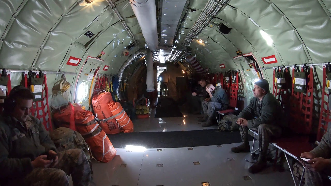 Interior Of KC-135 In Flight - YouTube