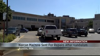 Narcan vending machine undergoing pricey repairs after vandalism in Mower County