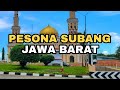 Kota Subang/ Kabupaten Subang 2022 (Drone View) perbandingan infrastruktur dan skyline