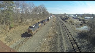 CSX 610 leads train (CSX Q161)