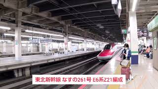 東北新幹線 なすの261号 E6系Z21編成とE5系U15編成 2023.05.08