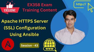 Session - 43 | Manage HTTPD Web Access | Apache HTTPS Server Configuration Using Ansible