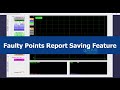 Faulty Points Report Saving Feature || FADOS