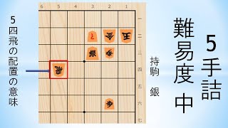 【詰将棋】5手詰  日本将棋連盟 2022/7/29