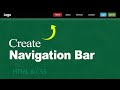 How to Create A Navigation Bar Using HTML And CSS | CSS Tutorial | Web Development Course
