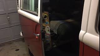 VW bus sliding door