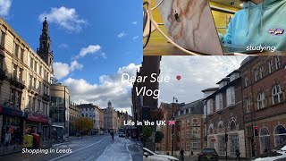 【vlog】イギリス留学｜大学生の5日間👩🏻‍💻課題、ヨガ、自炊！ Leedsに行った週末🛍