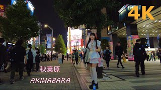 【4k】Tokyo night walk-Akihabara💝夜の秋葉原を散歩