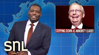 Weekend Update: Trump and Biden Visit Southern Border, McConnell to Step Down - SNL