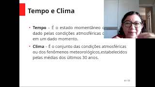 AlineGeo 12.08.2020 _A Atmosfera e sua dinâmica: O Clima   Parte I