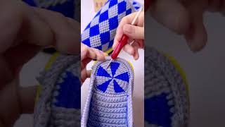 #Purely handmade crocheted wool slippers