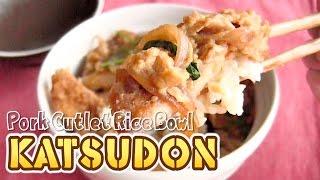 How to Make Katsudon (Tonkatsu Rice Bowl as seen in YURI ON ICE) | OCHIKERON | Create Eat Happy :)