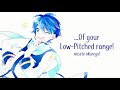 【kaito v3】 low vocal range tests 【vocaloid】