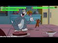 Tom and Jerry: The Movie (1993) Kitchen Fight with healthbars