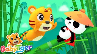 Kungfu Panda | Animal Nursery Rhymes | Kids Songs - Baby Tiger