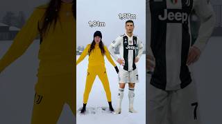 How tall is @CelineDept compared to Juventus players?❄️