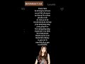 BOOMBAYAH - Jennie Rap Lyrics #jennie#blackpink#kimjennie#kpop#shorts#lyricslife