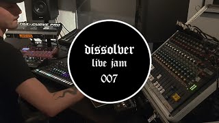 Dissolver | Hard Techno Live Hardware Improvisation Jam #007 | TR-8S | MPC Live | TB-3 | AS-1 |