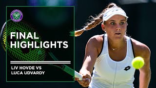 Liv Hovde vs Luca Udvardy | Girls' Singles Final Highlights | Wimbledon 2022