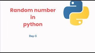Random Number generate in python (day3)python project for beginner