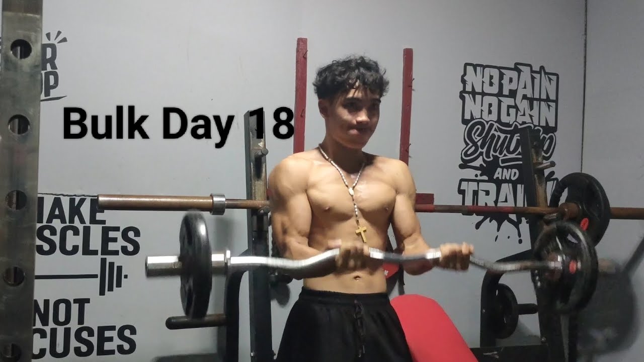 Winter Bulk Day 18 Back And Biceps Youtube