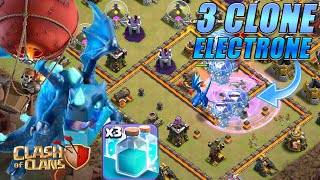 3 CLONE ELECTRONE LALO, DOES IT WORK? | Clash of Clans