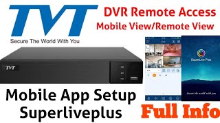 TVT DVR Remote Access! TVT DVR Remote View Setup!