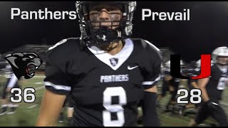 Bridgewater-Raritan 36 Union 28 | Skyland Conference Week 2 | Brady Kurdyla 4 TDs